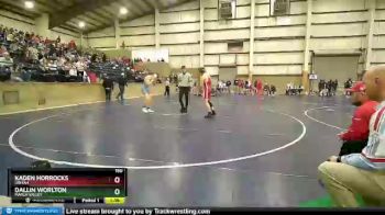 150 lbs Cons. Round 5 - Dallin Worlton, Marsh Valley vs Kaden Horrocks, Uintah