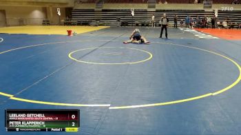 125 lbs Quarterfinal - Peter Klapperich, Z-M (Zumbrota/Mazeppa) vs Leeland Getchell, Maple River/United South Central