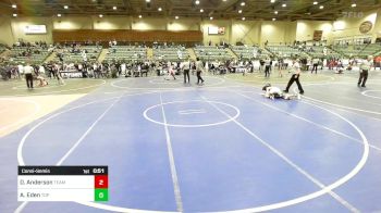 109 lbs Consolation - Dakota Anderson, Team Aggression vs Aj Eden, Top Fuelers