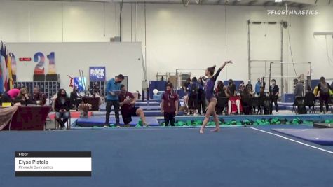 Elyse Pistole - Floor, Pinnacle Gymnastics - 2021 Region 3 Women's Championships