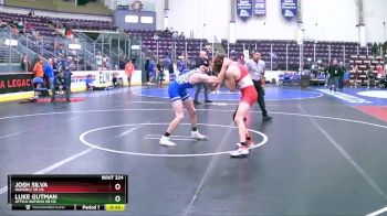 138 lbs Cons. Round 2 - Luke Gutman, Attica-Batavia Sr HS vs Josh Silva, Waverly Sr HS
