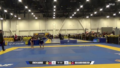 Emilio Alejandro Hernandez Rodri vs Owen Sabroe 2024 World IBJJF Jiu-Jitsu No-Gi Championship