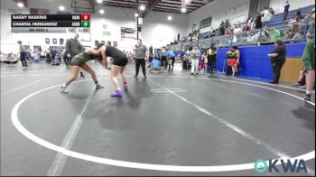 125 lbs Rr Rnd 5 - Dagny Haskins, Norman North vs Chantal Hernandez, ARDMORE TAKEDOWN CLUB