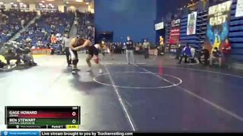 285 lbs Cons. Round 3 - Ben Stewart, Central Dauphin HS vs Gage Howard, Uintah