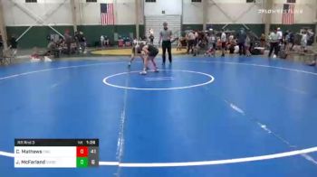 102 lbs Prelims - Chancellor Mathews, Chaparral Wrestling Club vs Jakson McFarland, Columbus Wrestling Org.