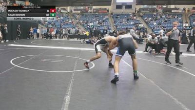 149 lbs Cons. Round 2 - Tucker Verbick, High School vs Sean Brown, Carl Albert State