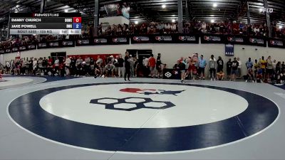 125 kg Champ. Round 1 - Danny Church, Blue & Gold Wrestling Club vs Jake Powell, Dragon Wrestling Club