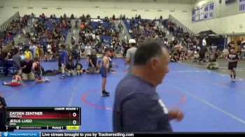 98 lbs Champ. Round 1 - Zayden Zentner, Temecula vs Jesus Lugo, Open