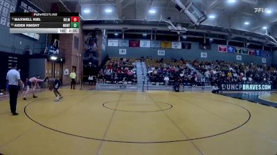 174 lbs Quarterfinal - Aiden Knight, Montevallo vs Maxwell Kiel, Belmont Abbey