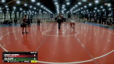 140 lbs Rd# 10- 4:00pm Saturday Final Pool - Emmitt Warren, Oklahoma Elite vs Kai Sloan, Westshore D.S.