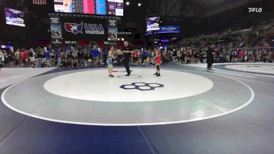 100 lbs Cons. Rd Of 32 - Peyton Brazzle, KS vs Tatiana Alexander, NY