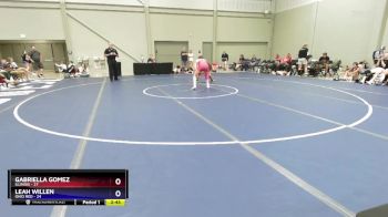 115 lbs Semis & 1st Wrestleback (8 Team) - Gabriella Gomez, Illinois vs Leah Willen, Ohio Red