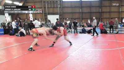 185 lbs Quarterfinal - Cyrus Jones, Metro West United vs Jeremy P. Leblanc, Red Dot Wrestling
