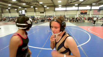 94 lbs Rr Rnd 3 - Aralise Borrego, Torotech vs Leah Callirgos, Grindhouse WC