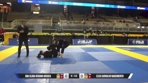 Eliza Carvalho Nascimento vs Ana Clara Regiani Arouca 2025 Pan Jiu Jitsu IBJJF Championship