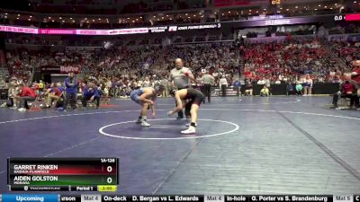 1A-126 lbs Champ. Round 2 - Garret Rinken, Nashua-Plainfield vs Aiden Golston, Moravia