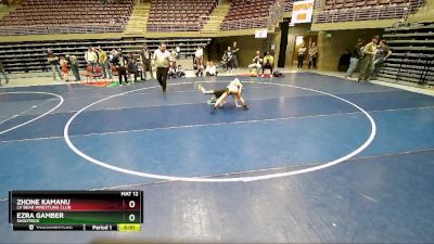 66 lbs 2nd Place Match - Ezra Gamber, Shootbox vs Zhone Kamanu, LV Bear Wrestling Club