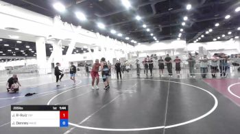 285 lbs Rr Rnd 5 - Juan Reyes-Ruiz, Top Notch WC vs Jaxon Denney, Madera Grapplers WC