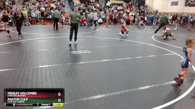 38 lbs Quarterfinal - Paxton Culp, Cane Bay Cobras vs Tinsley Holcombe, Carolina Reapers