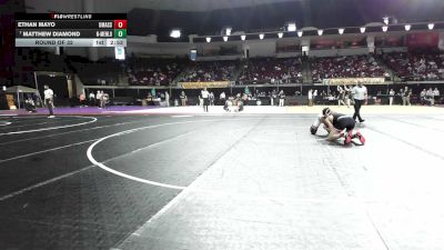184 lbs Round Of 32 - Ethan Mayo, UMASS vs Matthew Diamond, Menlo College (NCWA)