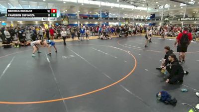 132 lbs Cons. Round 1 - Merrick Kustarz, Wrestling University vs Cameron Espinoza, Unattached