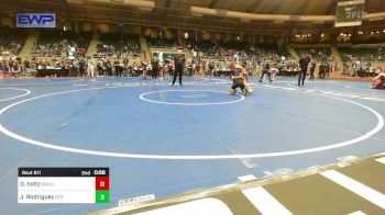 106 lbs Quarterfinal - James Swindell, Tulsa Blue T Panthers vs Bentley Sweet, Henryetta Knights Wrestling Club