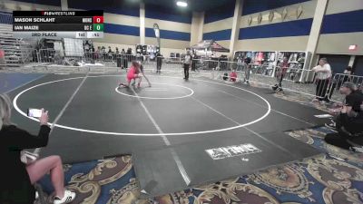 113 lbs 3rd Place - Mason Schlaht, Monster Garage vs Ian Maize, DC Elite