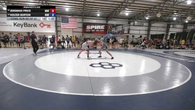 70 kg Cons. Sub-rd Of 32 - Jeremiah Price, Boone RTC vs Kolter Burton, Cowboy RTC