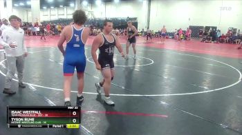 215 lbs Round 6 (16 Team) - Isaac Westfall, Team Michigan Blue - DEV vs Tyson Ruhe, Intense Wrestling Club