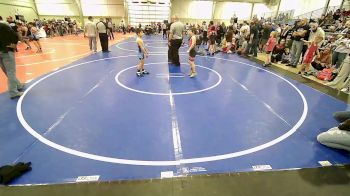 70 lbs Consi Of 8 #2 - Hunter Jackson, Locust Grove Youth Wrestling vs Abel Vigil, Division Bell Wrestling