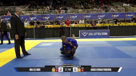 Mia Lee Rios vs Anais Atarah Figueroa 2026 Pan Kids Jiu-Jitsu IBJJF Championship
