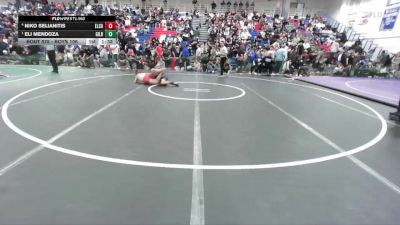 Boys 106 lbs Semifinal - Eli Mendoza, Gilroy Boys vs Niko Selianitis, El Camino Boys