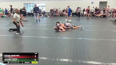 126 lbs Round 5 (6 Team) - Hayden Smith, U2 Upstate Uprising vs Ethan Warchol, Mat Monkeys