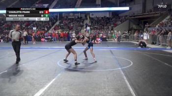 85 lbs Round 3 - Charlotte Frank, Scott City Takedown Club vs Megsie Keck, Rock Creek