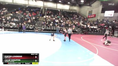 109 lbs Cons. Round 1 - Porter Loveridge, Park City vs Cache Hasleton, Corner Canyon