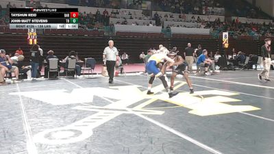 138 lbs Quarterfinal - Tayshun Reid, D.W. Daniel vs John-Matt Stevens, Travelers Rest
