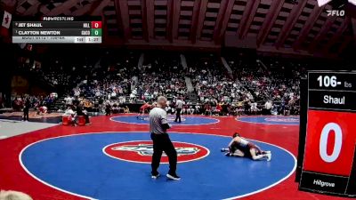 106-6A Quarterfinal - Clayton Newton, Camden County vs Jet Shaul, Hillgrove