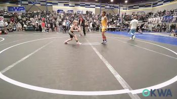 62 lbs Rr Rnd 3 - Juliette Rosas 2, OKC Saints Wrestling vs Remi Cortez, Kingfisher YellowJackets