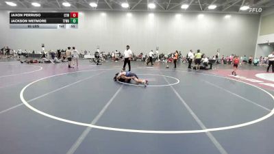 85 lbs Rr Rnd 3 - Jaxon Perruso, CTWHALE Beluga - EL vs Jackson Wetmore, Top Flight Wrestling Academy - EL