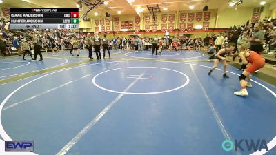 84 lbs Rr Rnd 1 - Isaac Anderson, Claremore Wrestling Club vs Hunter Jackson, Locust Grove Youth Wrestling