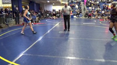 148 lbs Semifinal - Rileigh Harris, Lady Warrior W.C. vs Ashlyn Brown, Thomas Jefferson