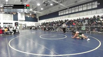 157 lbs Champ. Round 1 - Edward Diaz, Santa Ana Valley vs Ben Aceves, Brea