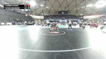 Girls 4A 135 lbs Cons. Round 1 - Tatiana Melendrez, Richland (Girls) vs Elizabeth Pickett, Bethel (Girls)
