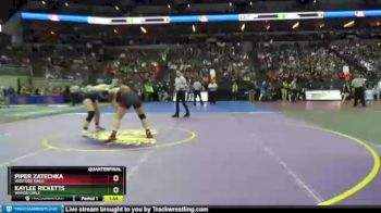 Quarterfinal - Kaylee Ricketts, Wahoo Girls vs Piper Zatechka, Westside Girls