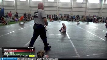 52 lbs Round 1 - Jojo Medal, Donahue Wrestling Academy vs Ember Wilson, Warrior Ridge