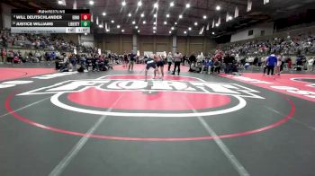 165 lbs Champ. Round 3 - Justice Williams, Liberty vs Will Deutschlander, Edmond North