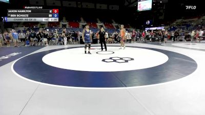 190 lbs Champ. Rd Of 32 - Jaxon Hamilton, AZ vs Ben Schultz, MN