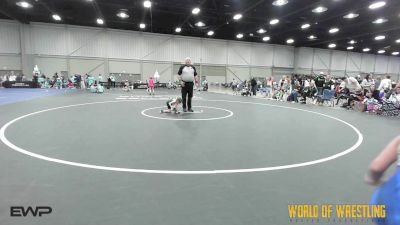 40 lbs Rr Rnd 2 - Olivia Hawes, Mat Warriors K-6 vs Averie Barnard, Oklahoma Mafia Girls K-6