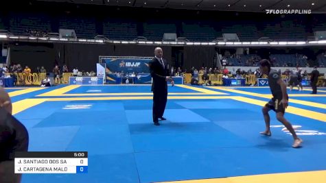 JEYSEN SANTIAGO DOS SANTOS vs JEAN CARTAGENA MALDONADO 2019 World IBJJF Jiu-Jitsu No-Gi Championship