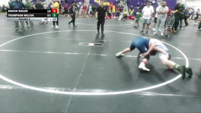 114 lbs Round 5 - Mason Bigler, Legacy Elite Wrestling vs Thompson Wilcox, Radford Trained Academy